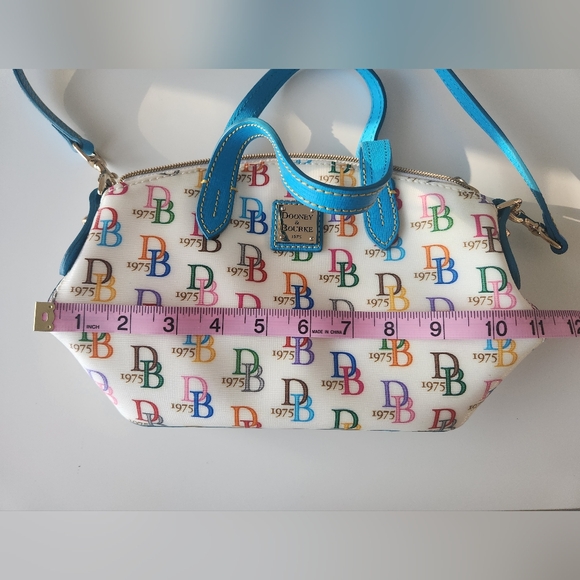 Dooney & Bourke “RUBY” 1975 Logo handbag purse - Picture 7 of 12